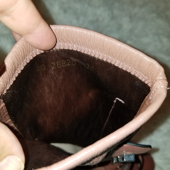 Stuart Weitzman Veruka Leather Lace Up Boots Size 36.5 Color Dark Tan - Picture 15 of 15